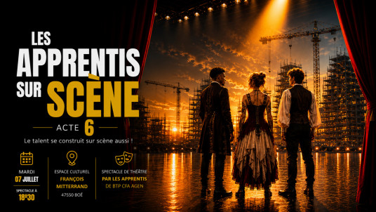 Les apprentis sur scène